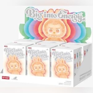 Pop Mart The Monsters Big Into Energy Plush Labubu Blind Box
